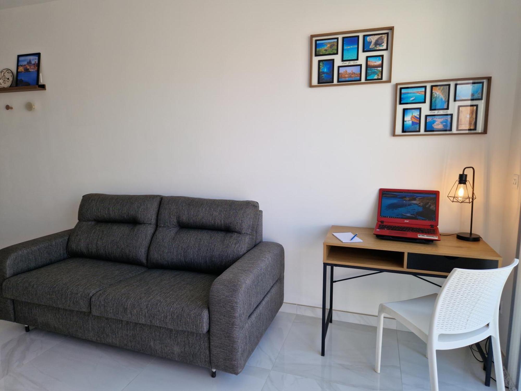 Sea View New Penthouse Terrace & Garage Parking Apartman San Pawl il-Baħar Kültér fotó