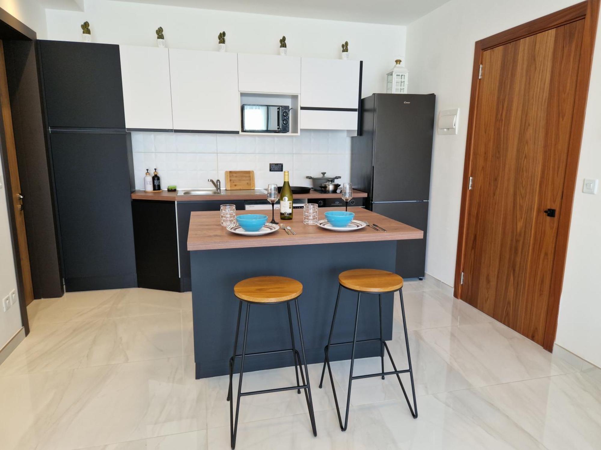 Sea View New Penthouse Terrace & Garage Parking Apartman San Pawl il-Baħar Kültér fotó