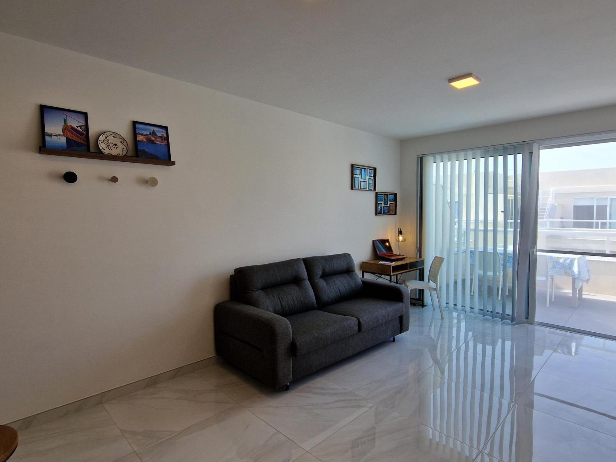 Sea View New Penthouse Terrace & Garage Parking Apartman San Pawl il-Baħar Kültér fotó